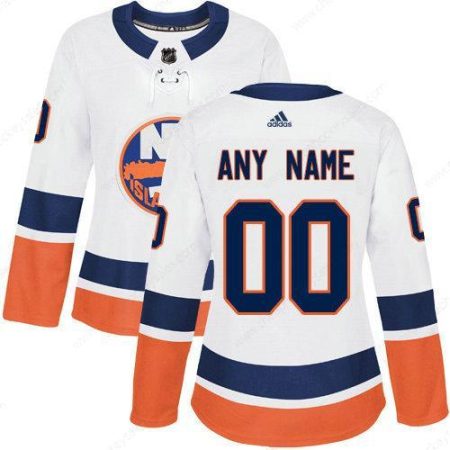 Women’s Adidas New York Islanders NHL Authentic White Customized Jersey