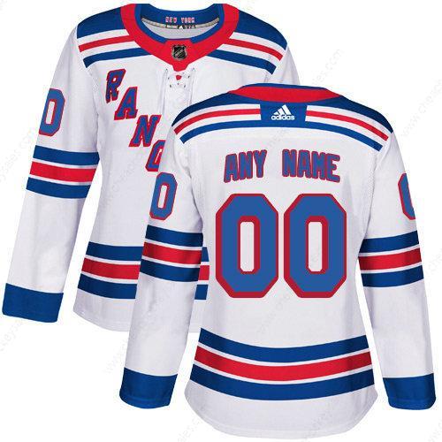 Women’s Adidas New York Rangers NHL Authentic White Customized Jersey