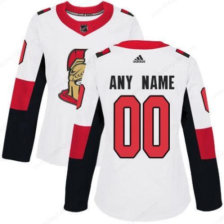 Women’s Adidas Ottawa Senators NHL Authentic White Customized Jersey