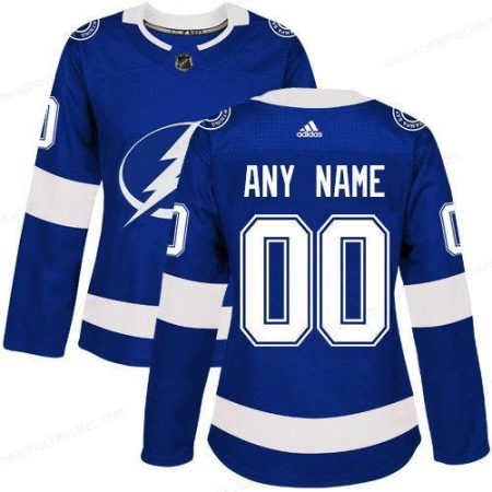 Women’s Adidas Tampa Bay Lightning Customized Authentic Royal Blue Home NHL Jersey