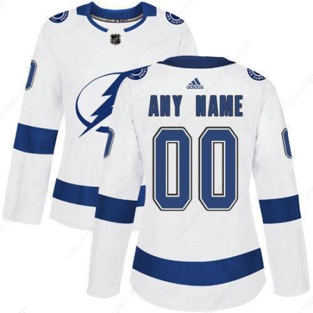 Women’s Adidas Tampa Bay NHL Authentic White Customized Jersey