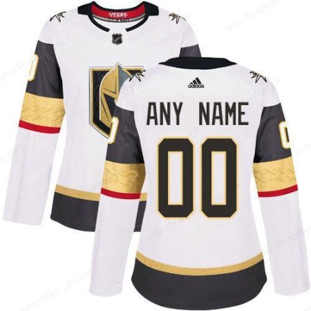 Women’s Adidas Vegas Golden NHL Authentic White Customized Jersey