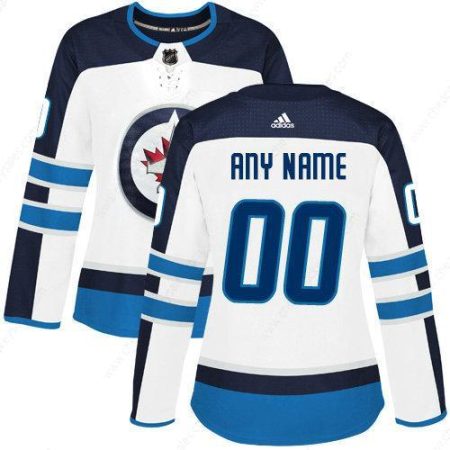 Women’s Adidas Winnipeg Jets NHL Authentic White Customized Jersey