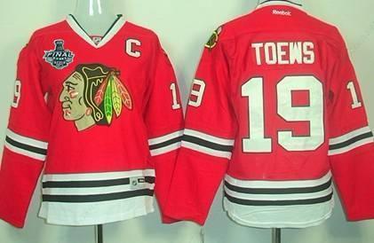 Women’s Chicago Blackhawks #19 Jonathan Toews 2015 Stanley Cup Red Jersey