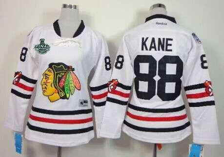 Women’s Chicago Blackhawks #88 Patrick Kane 2015 Stanley Cup 2015 Winter Classic White Jersey