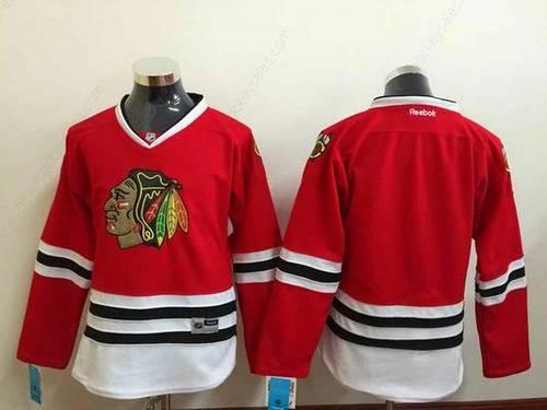 Women’s Chicago Blackhawks Blank Red Jersey