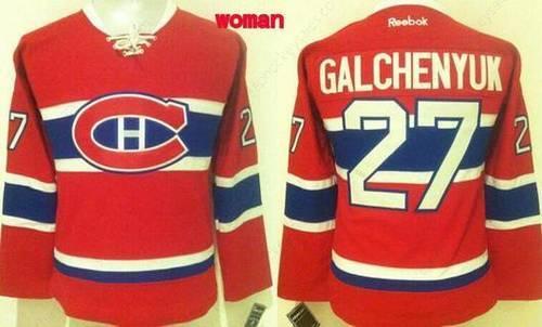 Women’s Montreal Canadiens #27 Alex Galchenyuk Reebok Red 2015-16 Home Premier Jersey