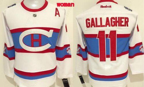 Women’s Montreal Canadiens #27 Alex Galchenyuk Reebok White 2016 Winter Classic Premier Jersey