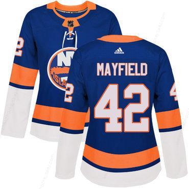 Women’s New York Islanders #42 Scott Mayfield Adidas Royal Blue Home Authentic NHL Jersey