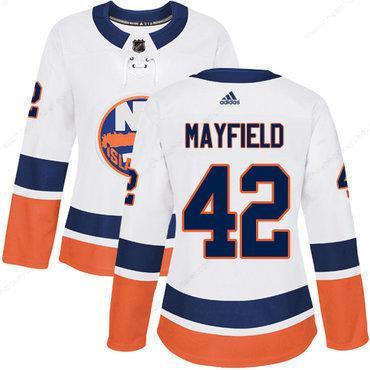 Women’s New York Islanders #42 Scott Mayfield Reebok White Away Authentic NHL Jersey