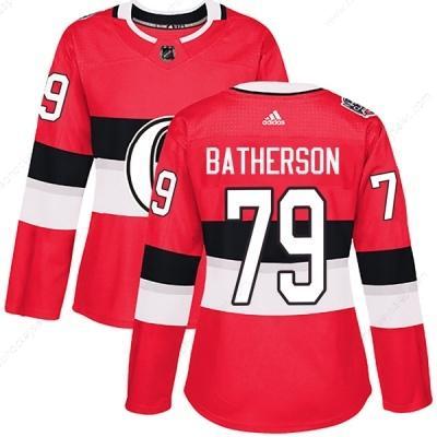 Women’s Ottawa Senators #79 Drake Batherson Adidas 100 Classic Authentic Red Jersey