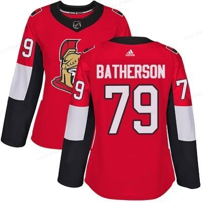 Women’s Ottawa Senators #79 Drake Batherson Adidas Home Authentic Red Jersey