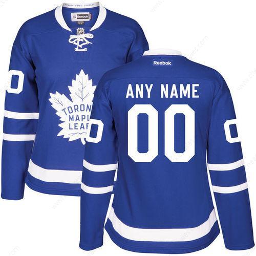 Women’s Toronto Maple Leafs Royal Blue Home Custom Stitched NHL 2016-17 Reebok Hockey Jersey