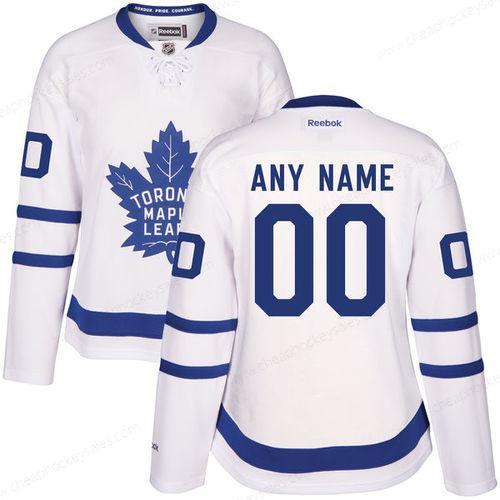 Women’s Toronto Maple Leafs White Away Custom Stitched NHL 2016-17 Reebok Hockey Jersey