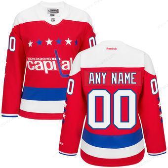 Women’s Washington Capitals Reebok Red Custom Premier Alternate Jersey