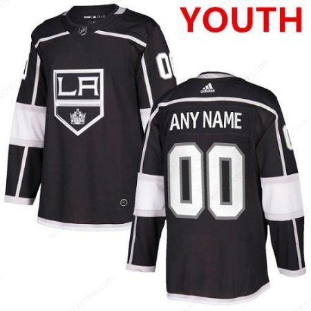 Youth Adidas Los Angeles Kings Customized Authentic Black Home NHL Jersey