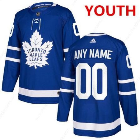 Youth Adidas Toronto Maple Leafs Customized Authentic Royal Blue Home NHL Jersey