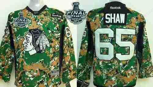 Youth Chicago Blackhawks #65 Andrew Shaw 2015 Stanley Cup 2014 Camo Jersey