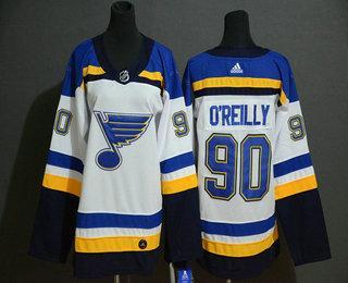 Youth St. Louis Blues #90 Ryan O’Reilly White Adidas Stitched NHL Jersey