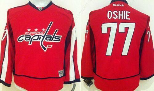 Youth Washington Capitals #77 T.J. Oshie Home Red NHL Reebok Jersey